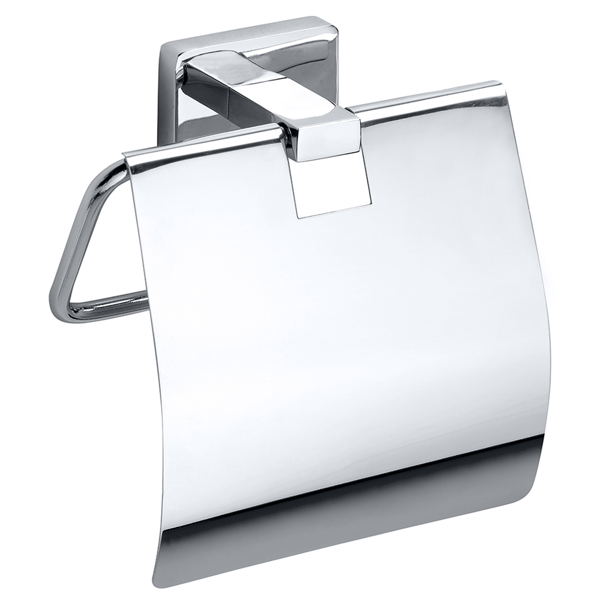 Toiletpapirholder med Låg Loryn Krom Blank