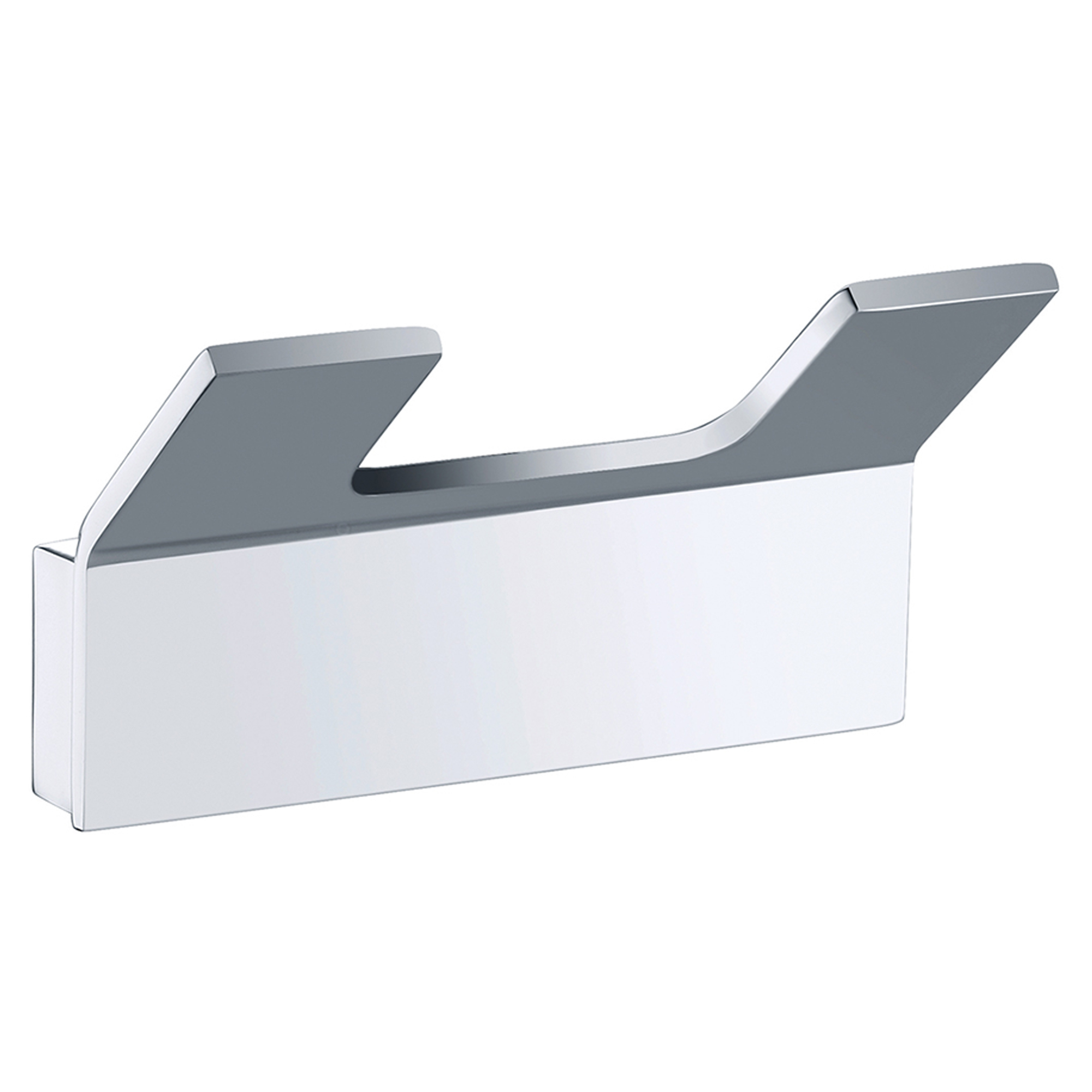 Knagterække med 2 Knager Fleurette Krom Blank