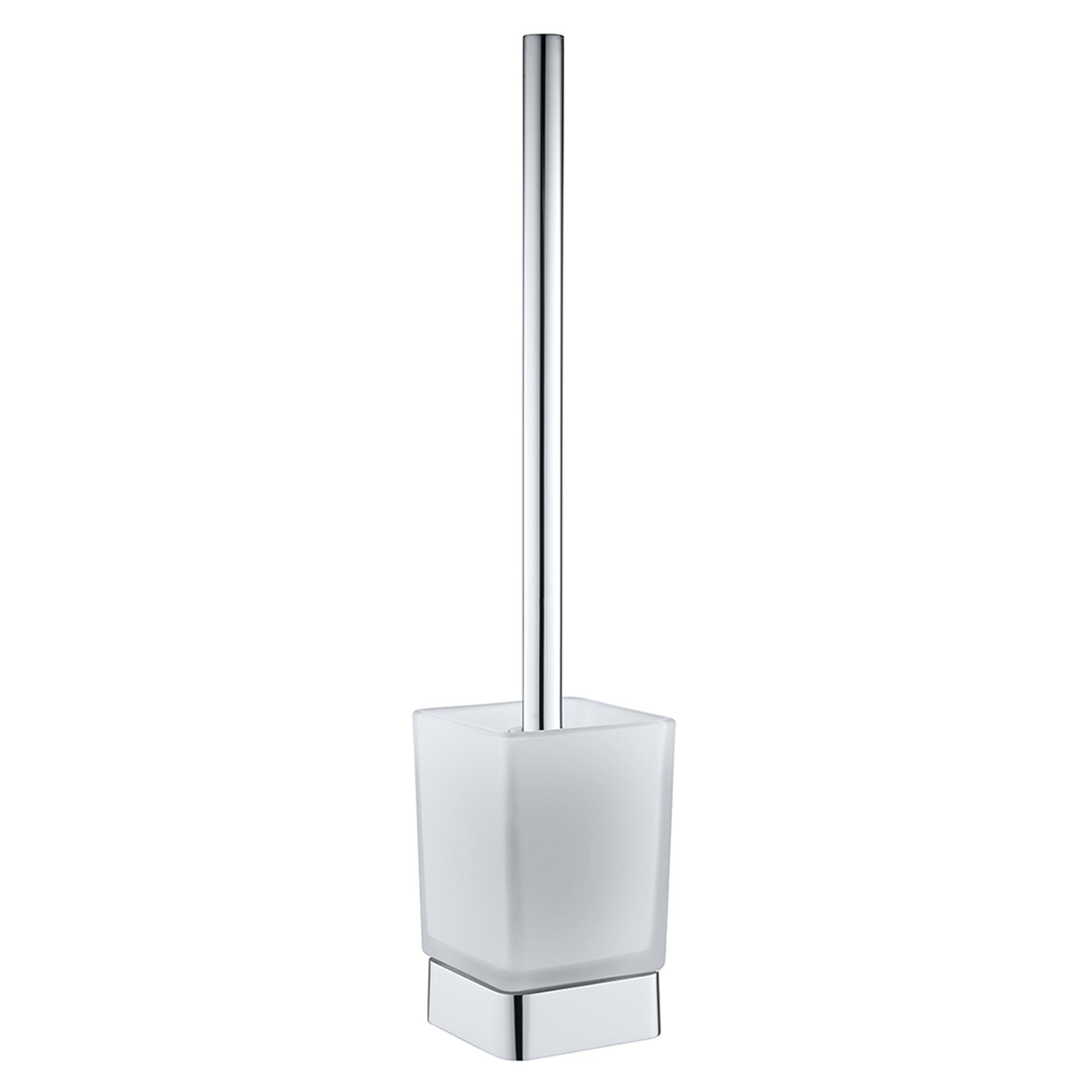 Toiletbørste Fleurette Krom Blank