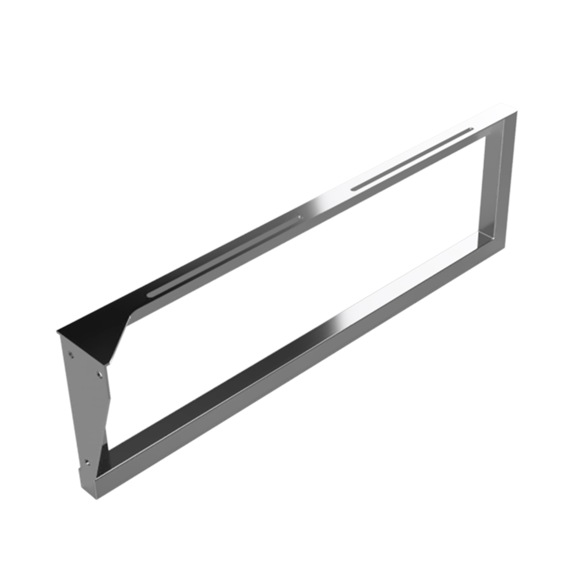 Håndvaskekonsol med Håndklædeholder 49 cm Krom Mat Højre