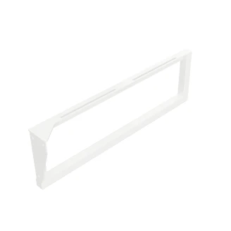 Håndvaskekonsol med Håndklædeholder 49 cm Hvid Mat Højre