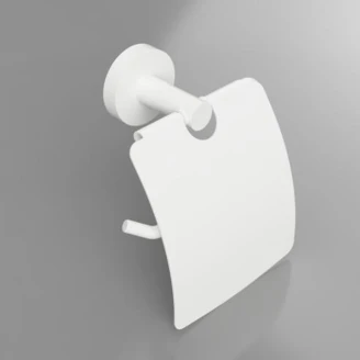 Toiletpapirholder med Låg <strong>Vionne</strong>  Hvid Mat