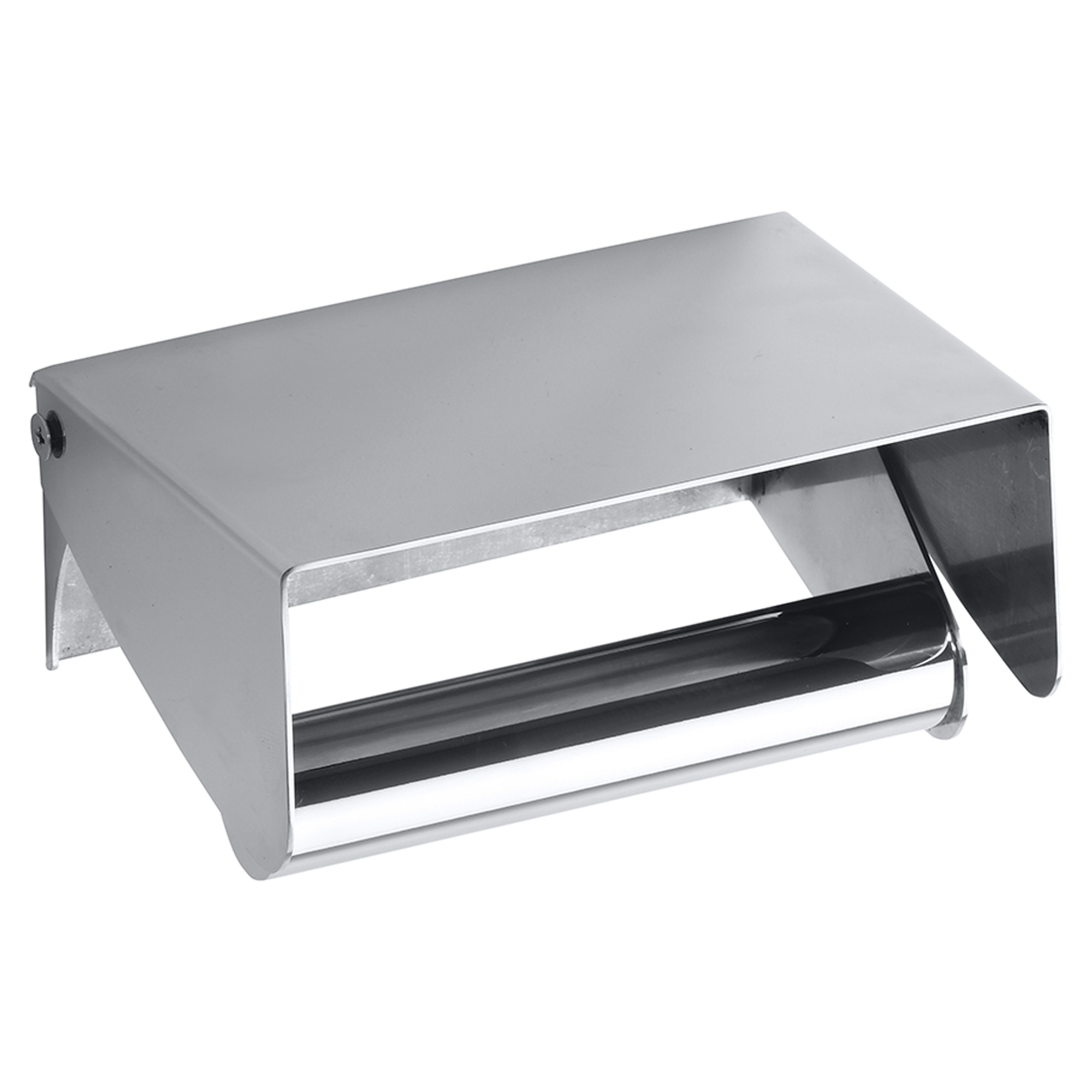 Toiletrulleholder med Låg & Hylde Krom Mat