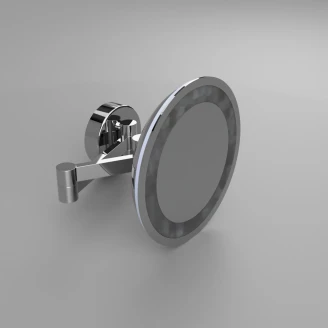 Makeup-Spejl med LED-belysning <strong>Elega</strong>  Krom Mat 21 cm