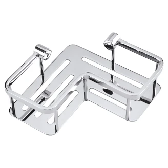 Hjørnebadeværelseshylde <strong>Line</strong>  Krom Blank 29 cm