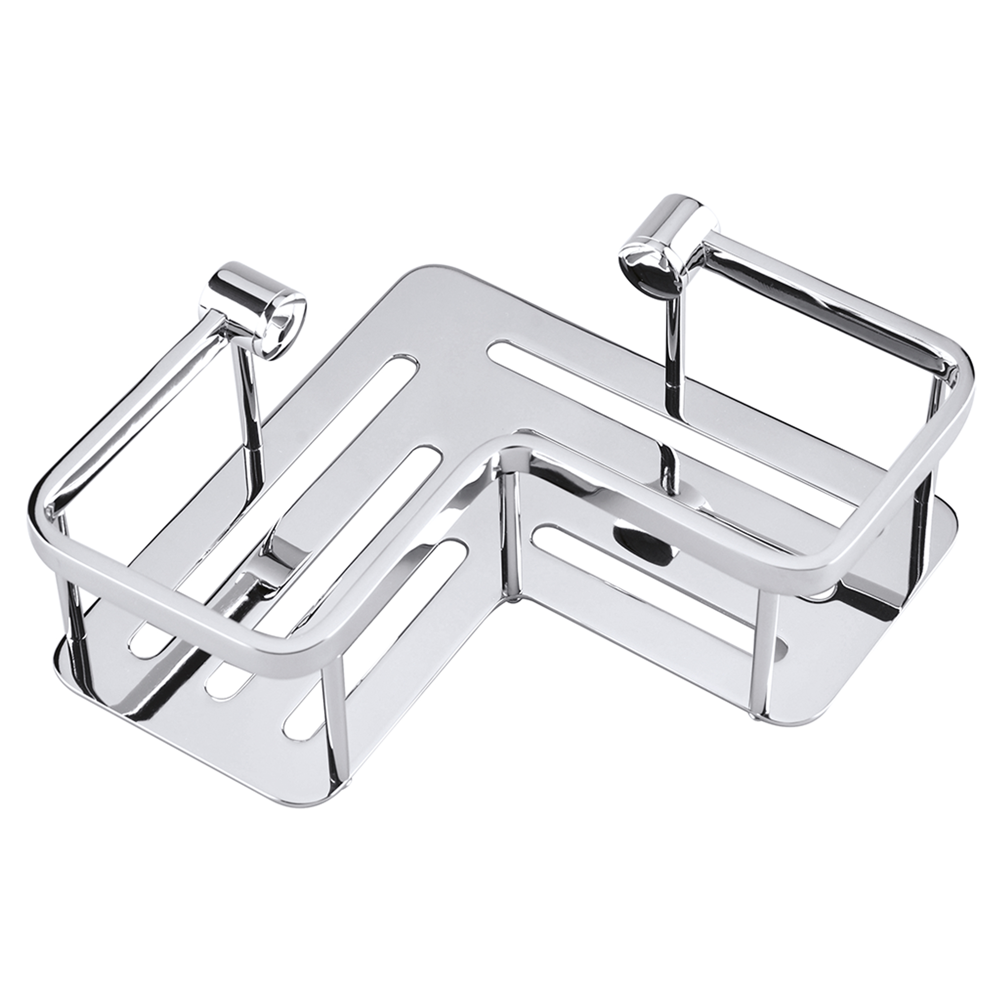 Hjørnebadeværelseshylde Line Krom Blank 29 cm