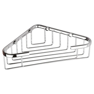 Hjørnebadeværelseshylde <strong>Line</strong>  Krom Blank 25 cm