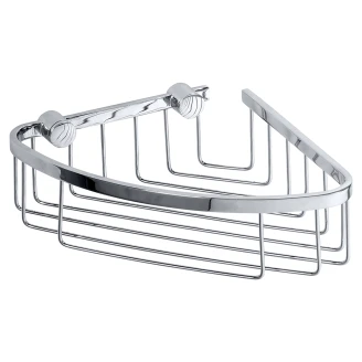Hjørnebadeværelseshylde <strong>Line</strong>  Krom Blank 26 cm