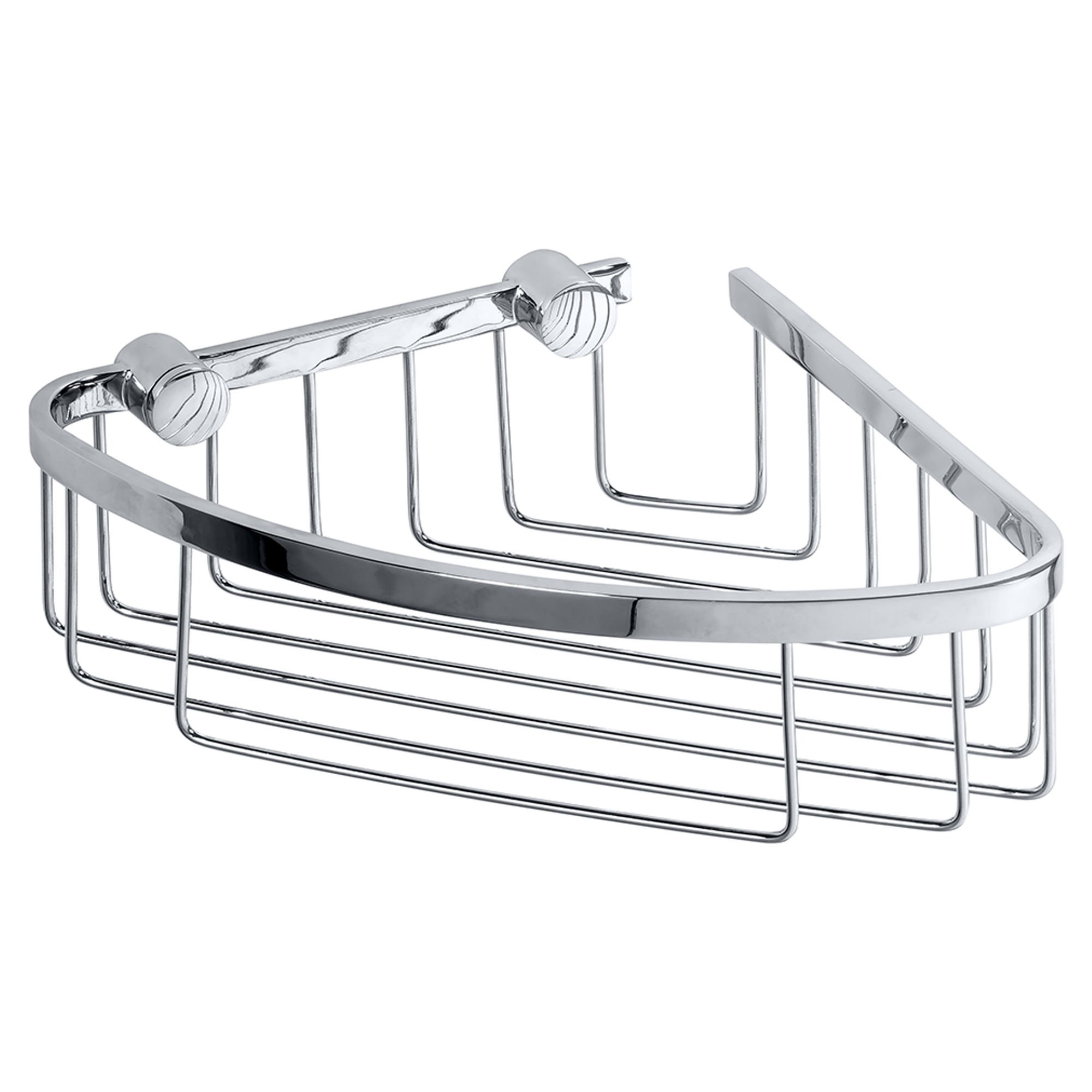 Hjørnebadeværelseshylde Line Krom Blank 26 cm