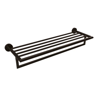 Håndklædeholder med Stang <strong>Ektorp</strong>  Sort Mat 50 cm