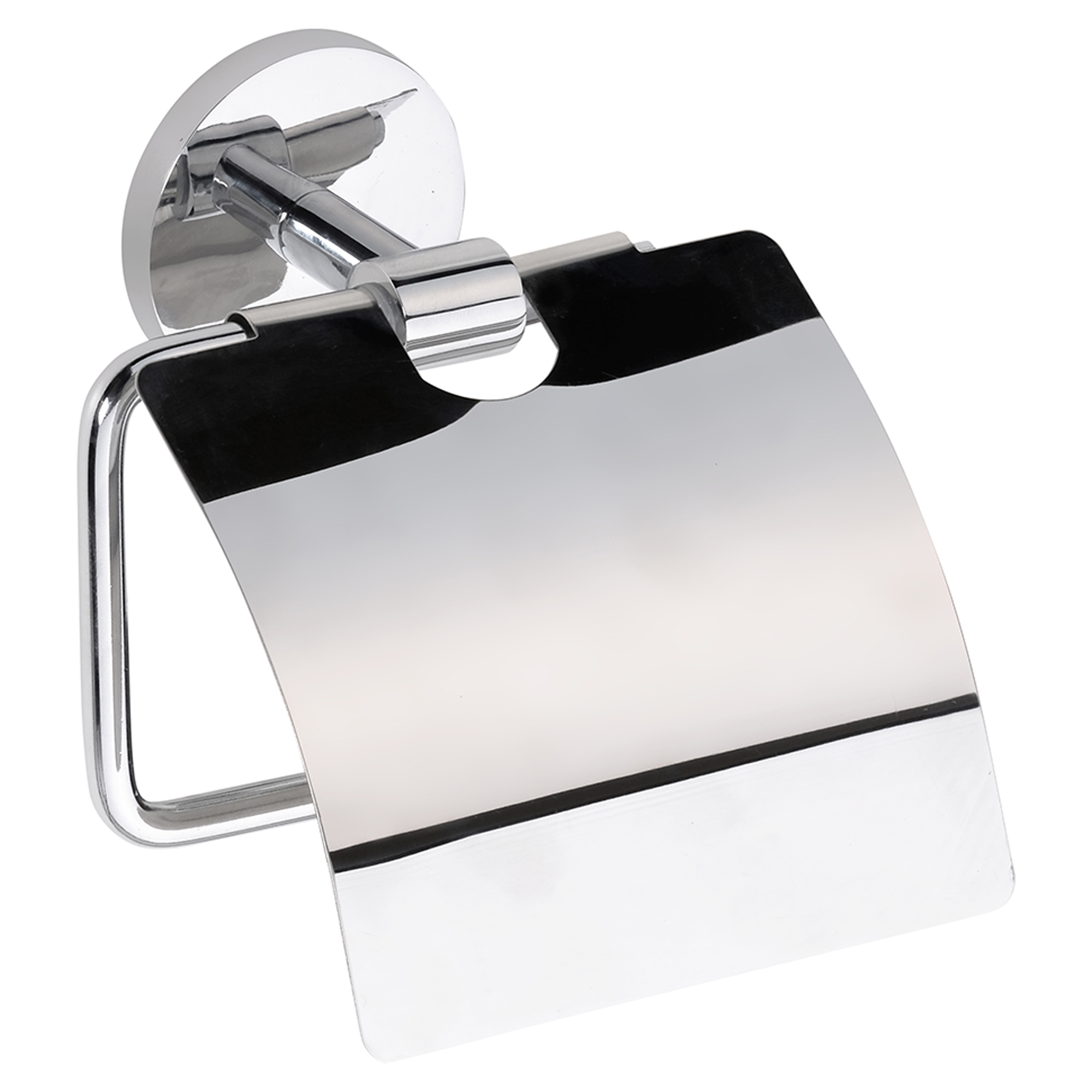 Toiletpapirholder med Låg Harlo Krom Blank