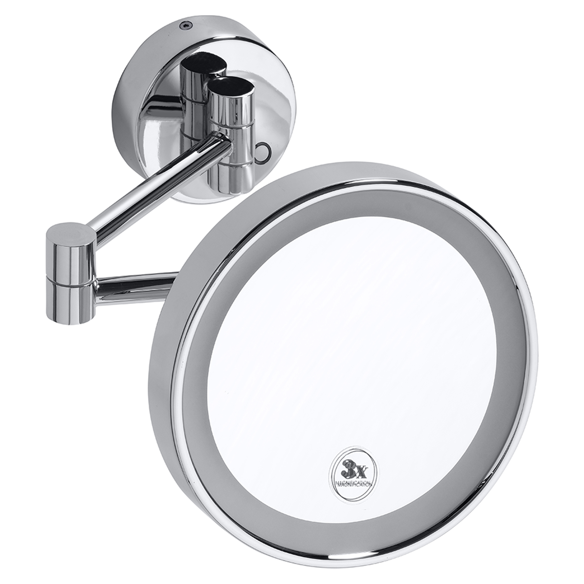 Makeup-Spejl med LED-belysning Elega Krom Blank 20 cm