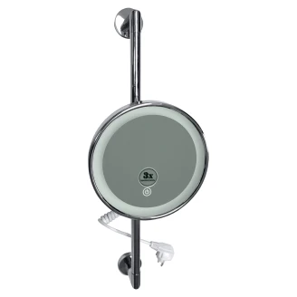 Makeup-Spejl med LED-belysning <strong>Elega</strong>  Krom Blank 20 cm