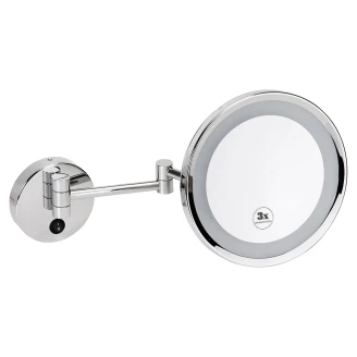 Makeup-Spejl med LED-belysning <strong>Elega</strong>  Krom Blank 24 cm