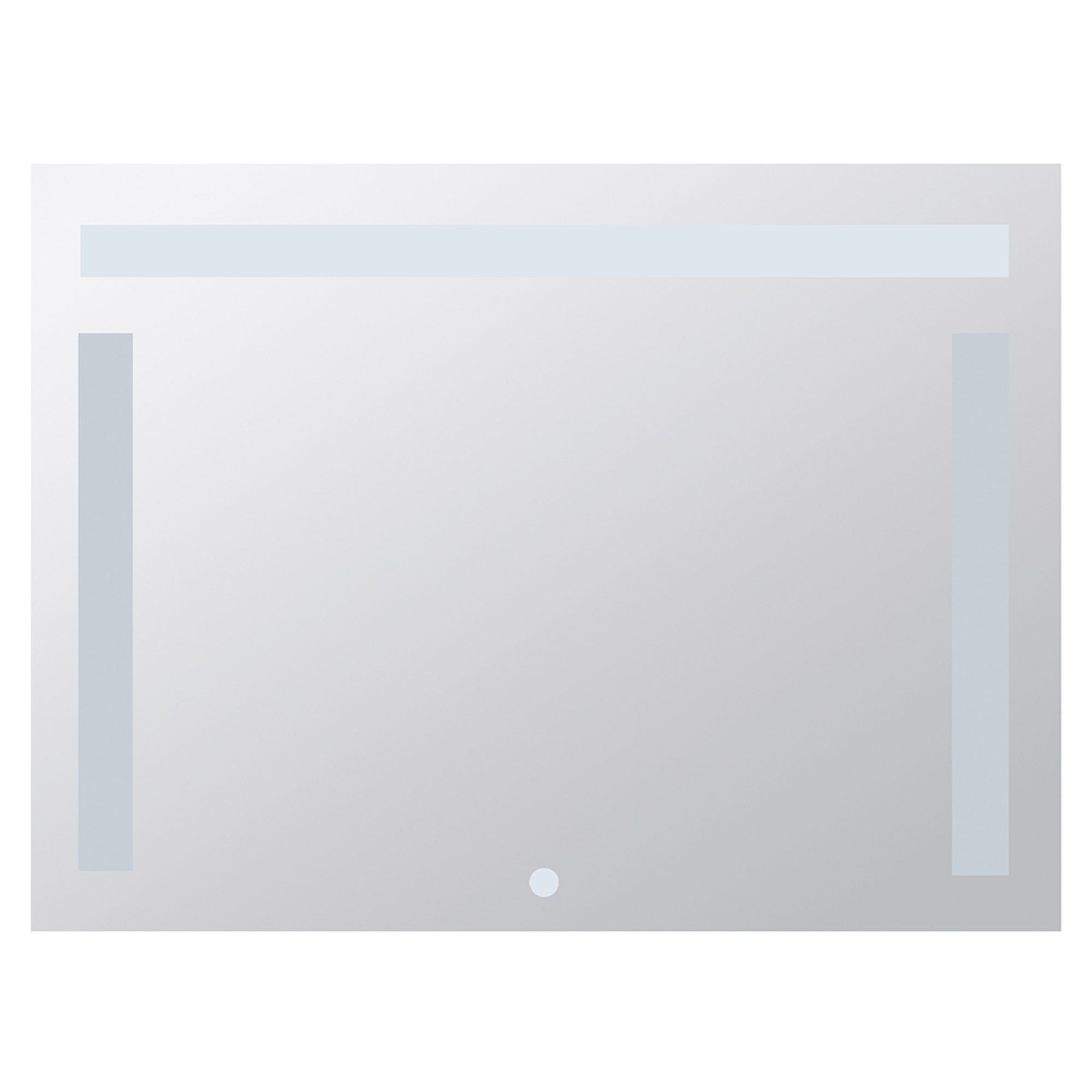 Spejl med LED-belysning Ironelle 80x60 cm med Berøringssensor