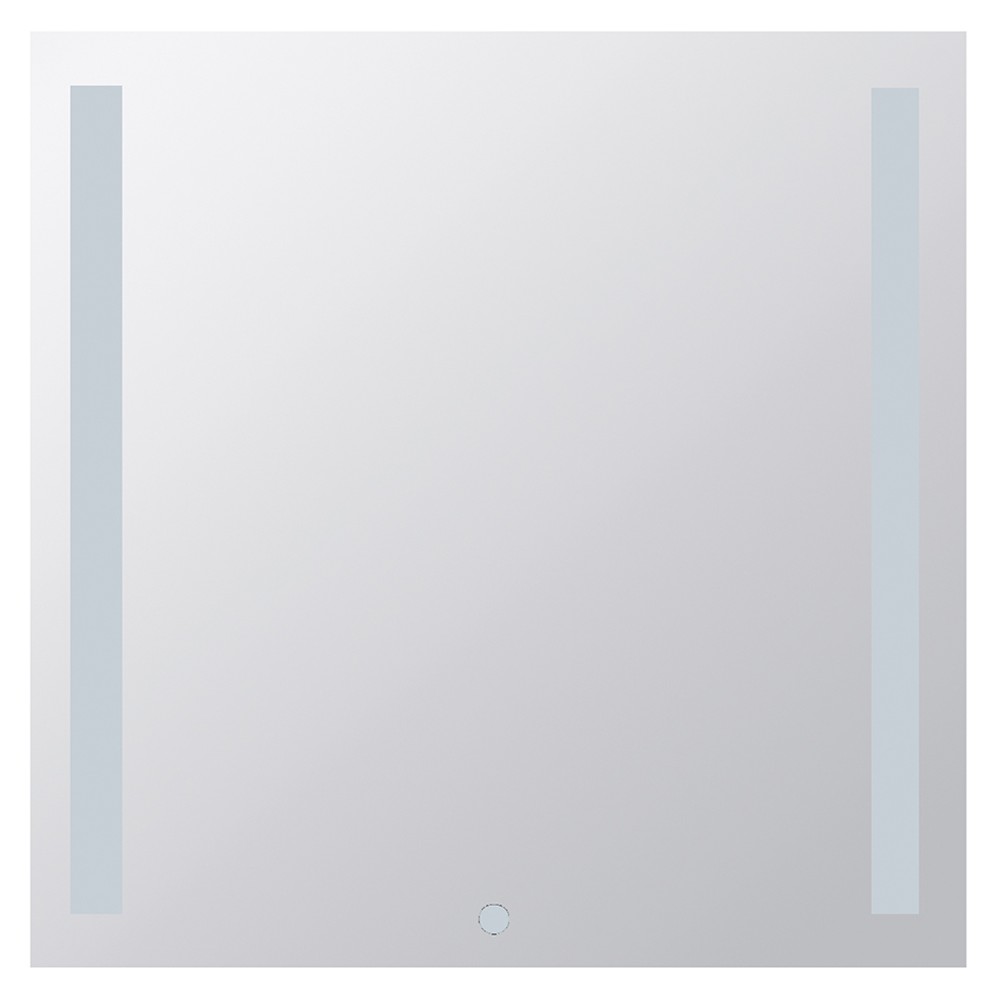 Spejl med LED-belysning Ironelle 80x80 cm med Berøringssensor