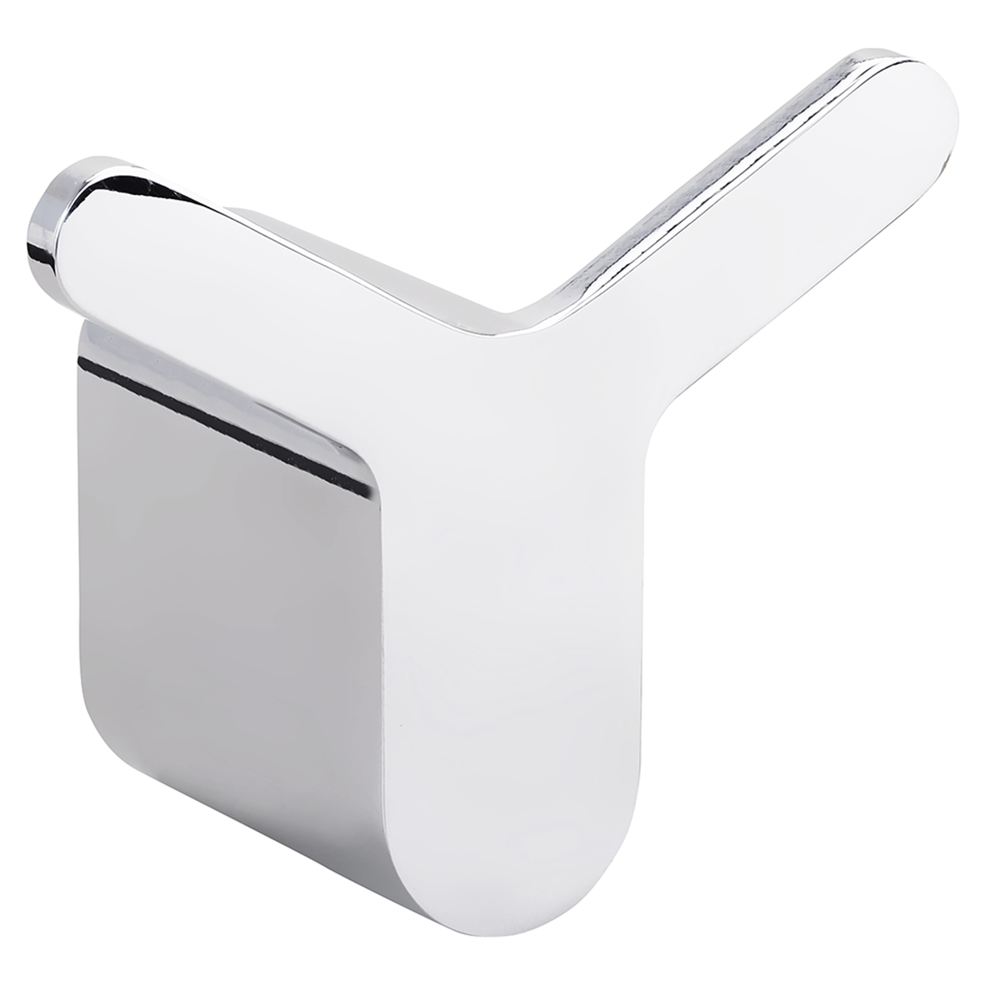 Dobbelte Vægkroge Cendre Krom Blank