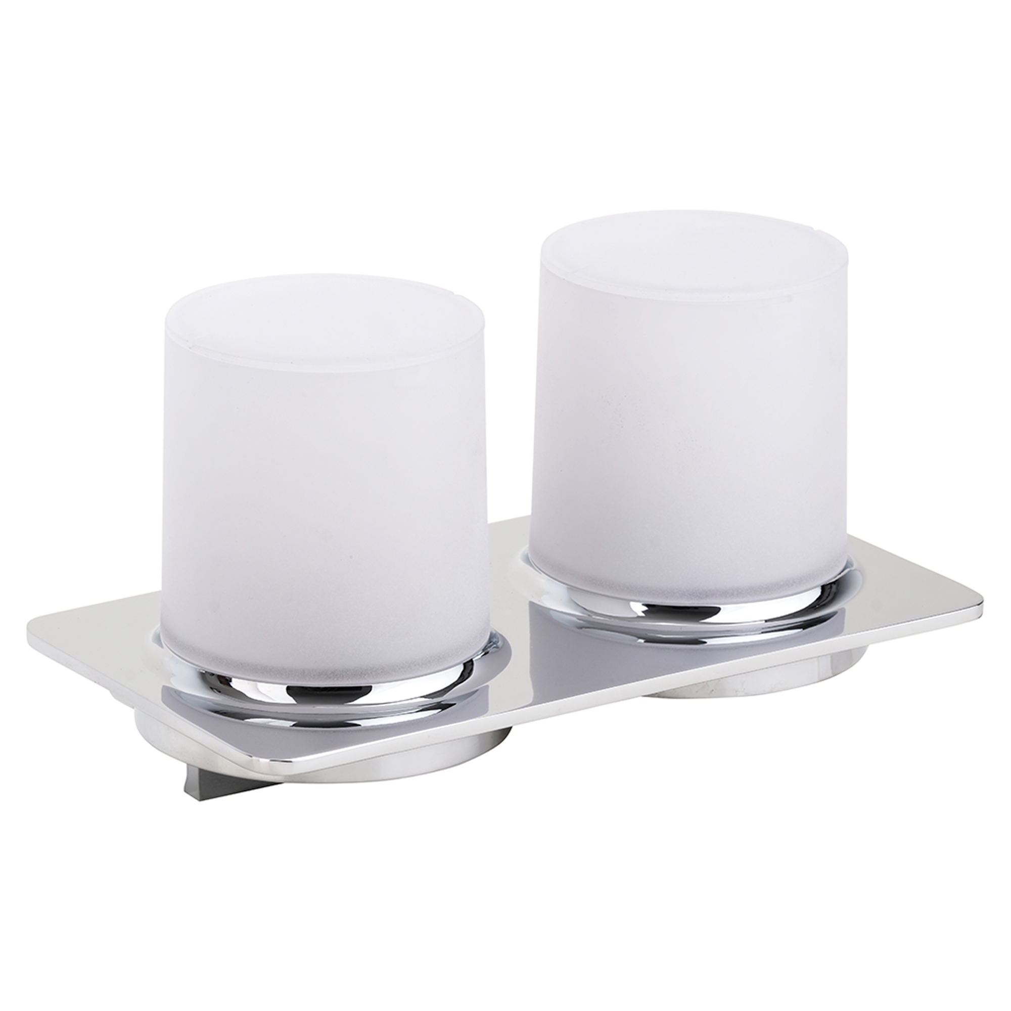 Dobbelte Sæbedispenser Cendre Krom Blank 200 ml