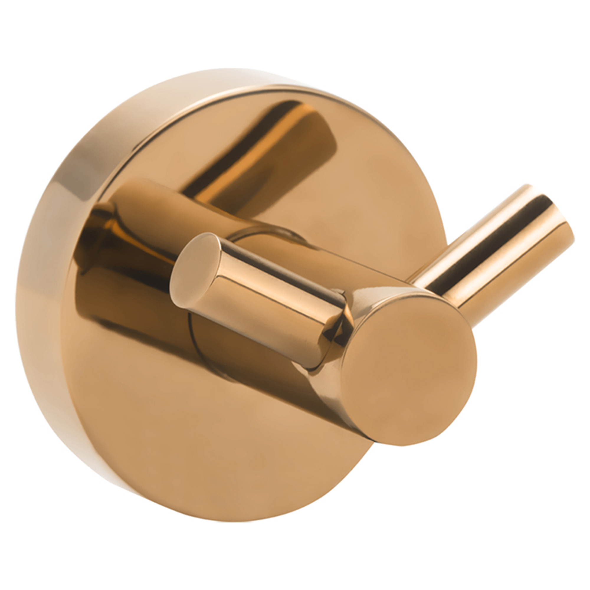 Dobbelte Vægkroge Salina Guld Kobber Blank