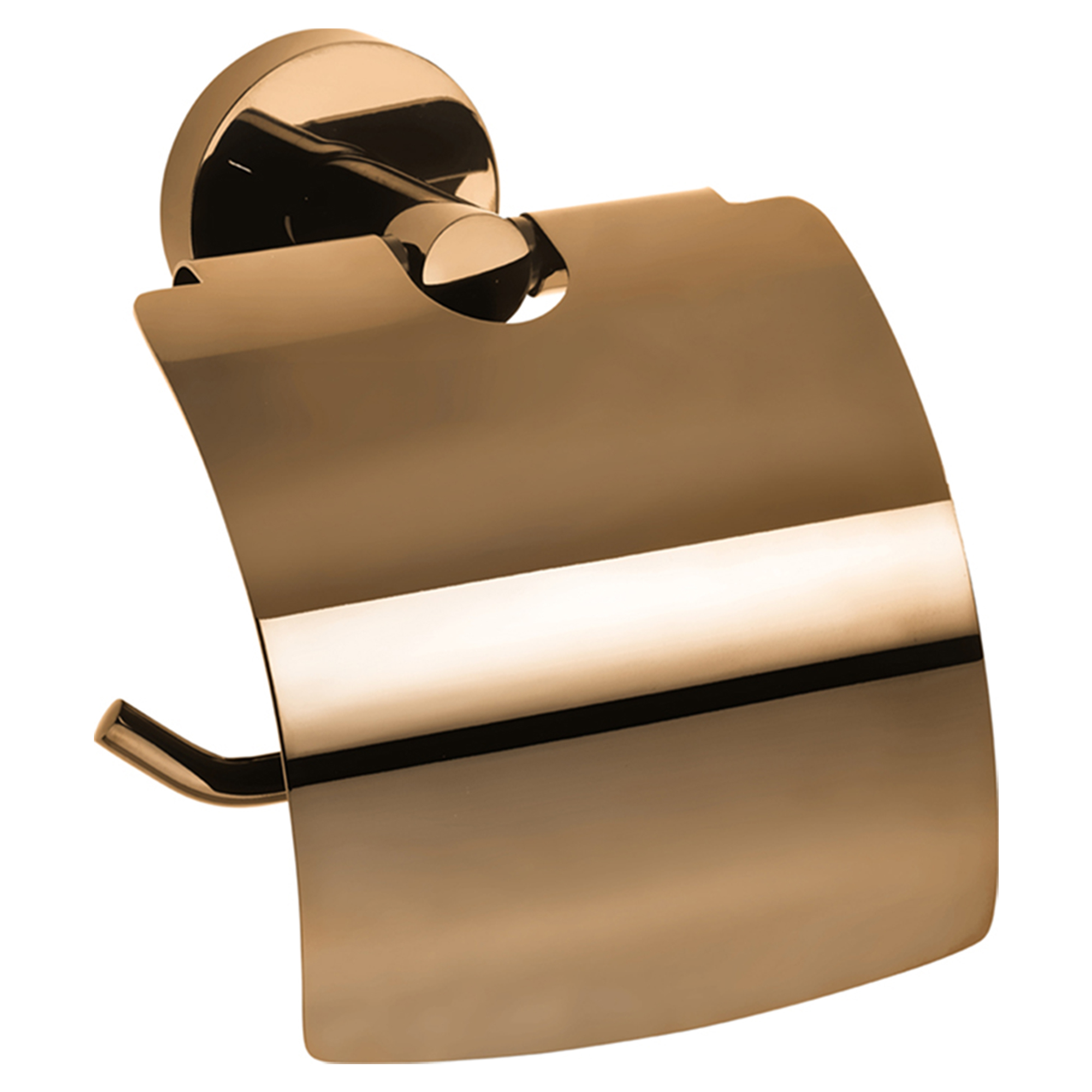 Toiletpapirholder med Låg Salina Guld Kobber Blank