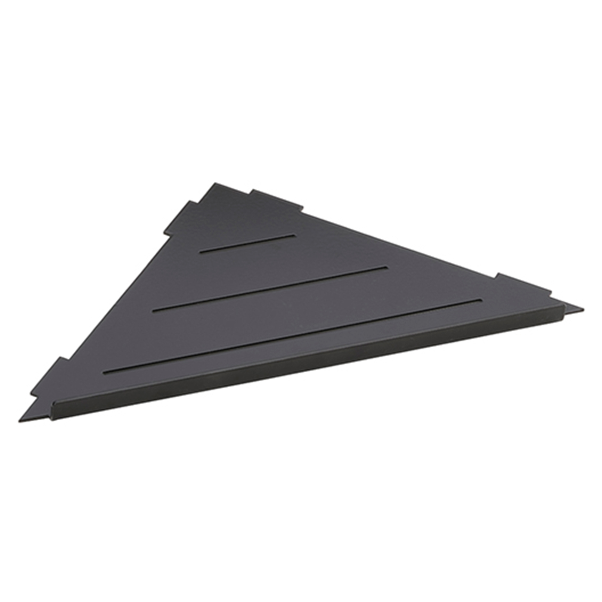 Badeværelse Hylde Line Sort Mat 30 cm