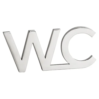 WC Piktogram Krom Mat