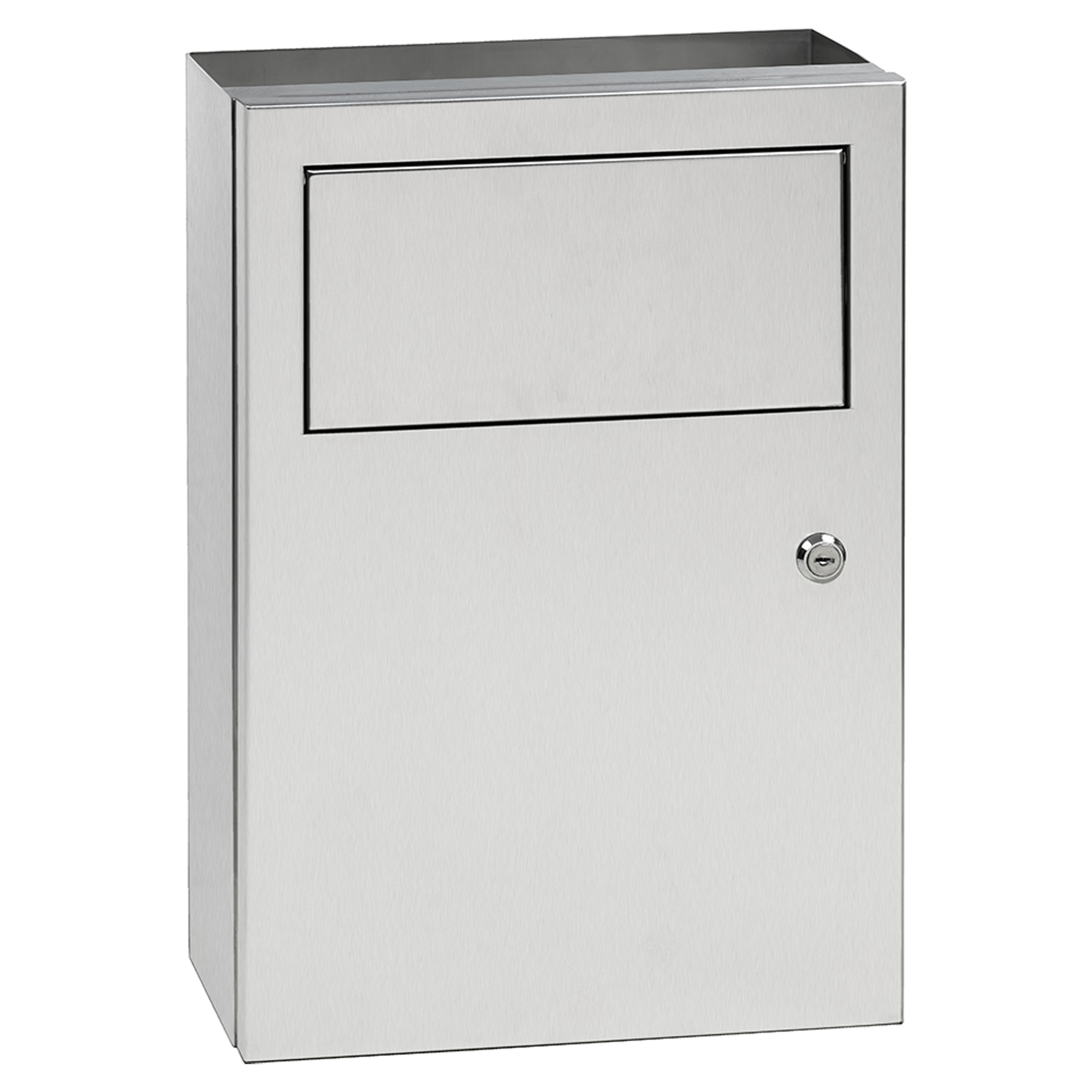 Affaldsbeholder med Opbevaringshylde Krom Mat