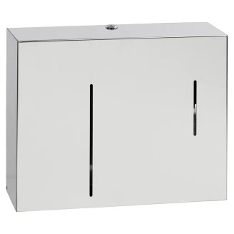 Papirhåndklædedispenser med Sæbedispenser Krom Mat