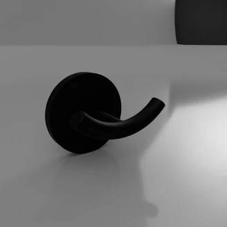 Dobbeltvægkroge <strong>Atoll</strong>  Sort Mat