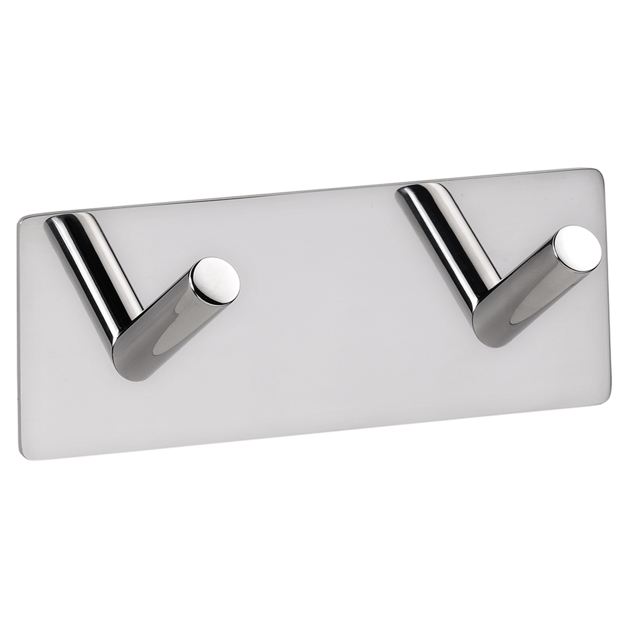 Knagterække med 2 Knager Civio Krom Blank