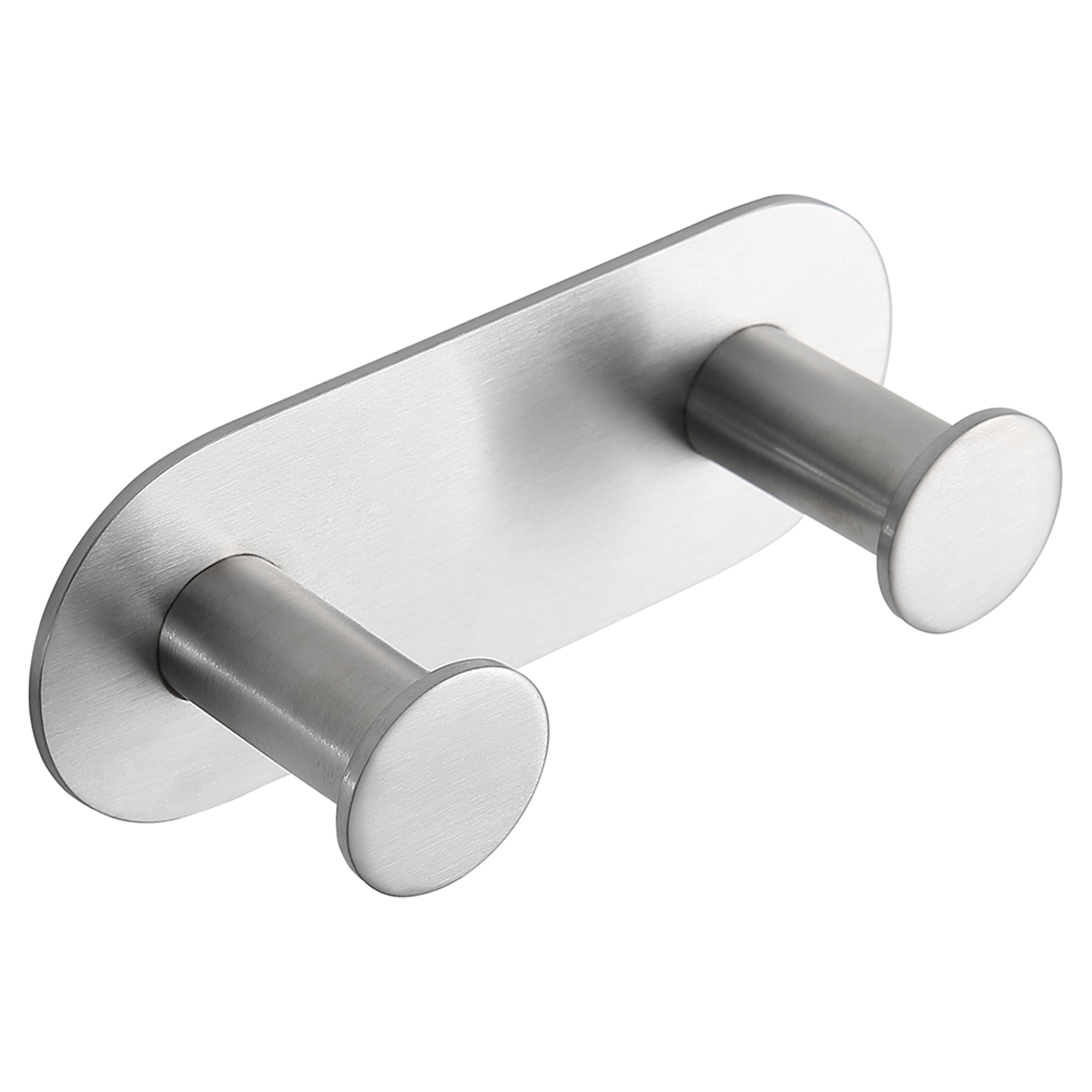 Knagterække med 2 Knager Civio Krom Mat