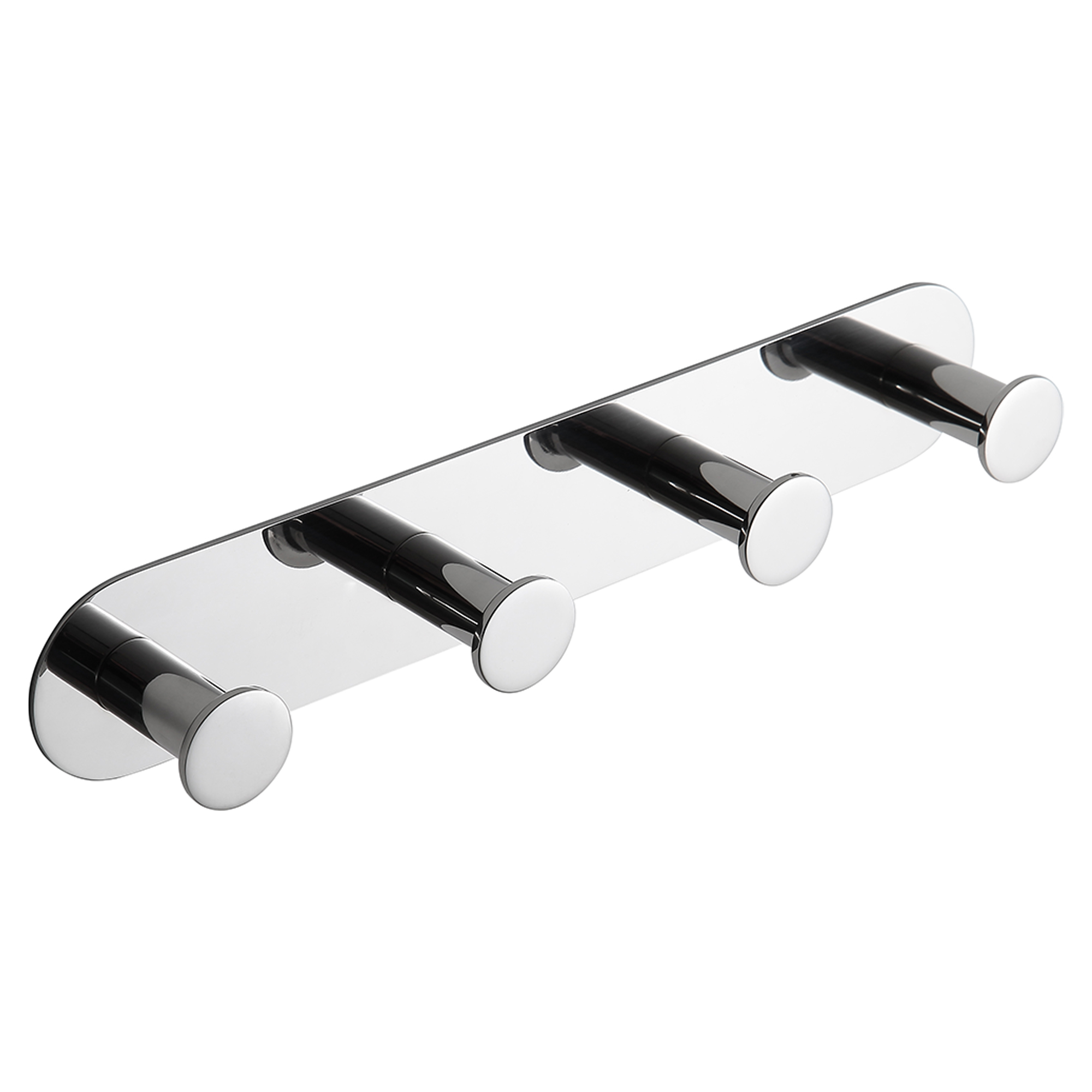 Knagterække med 4 Knager Civio Krom Blank