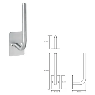 Toiletpapirholder til Reservruller <strong>Civio</strong>  Krom Mat