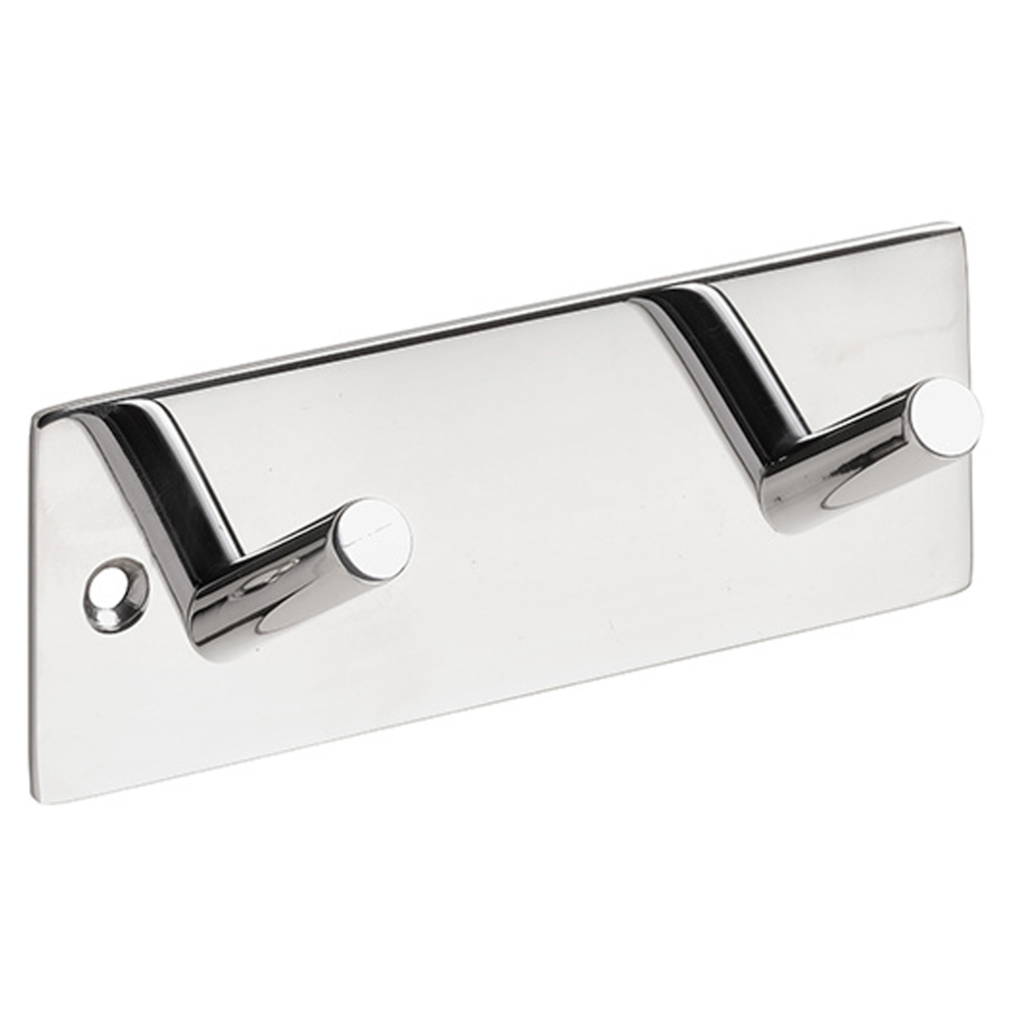 Knagterække med 2 Knager Civio Krom Blank