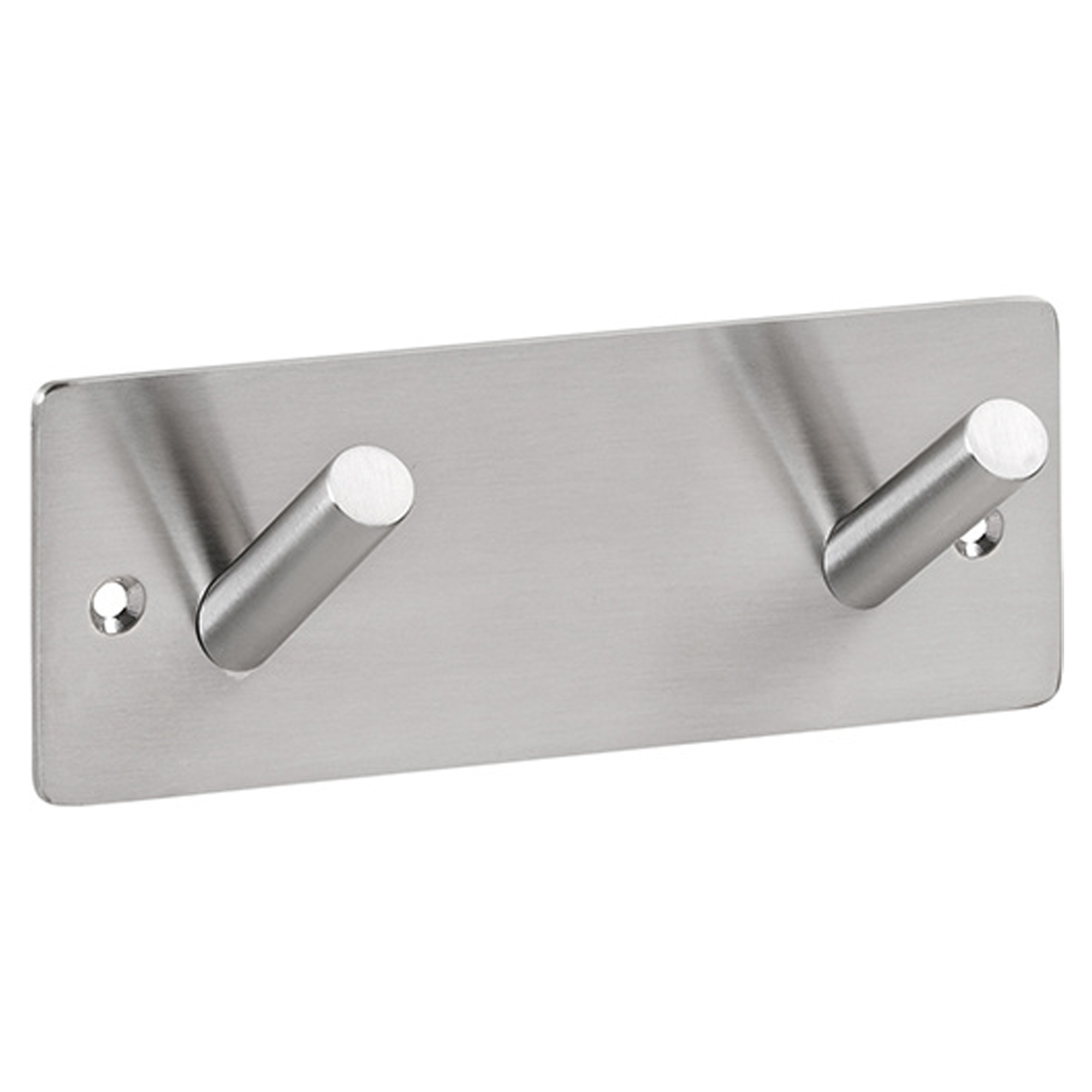 Knagterække med 2 Knager Civio Krom Mat