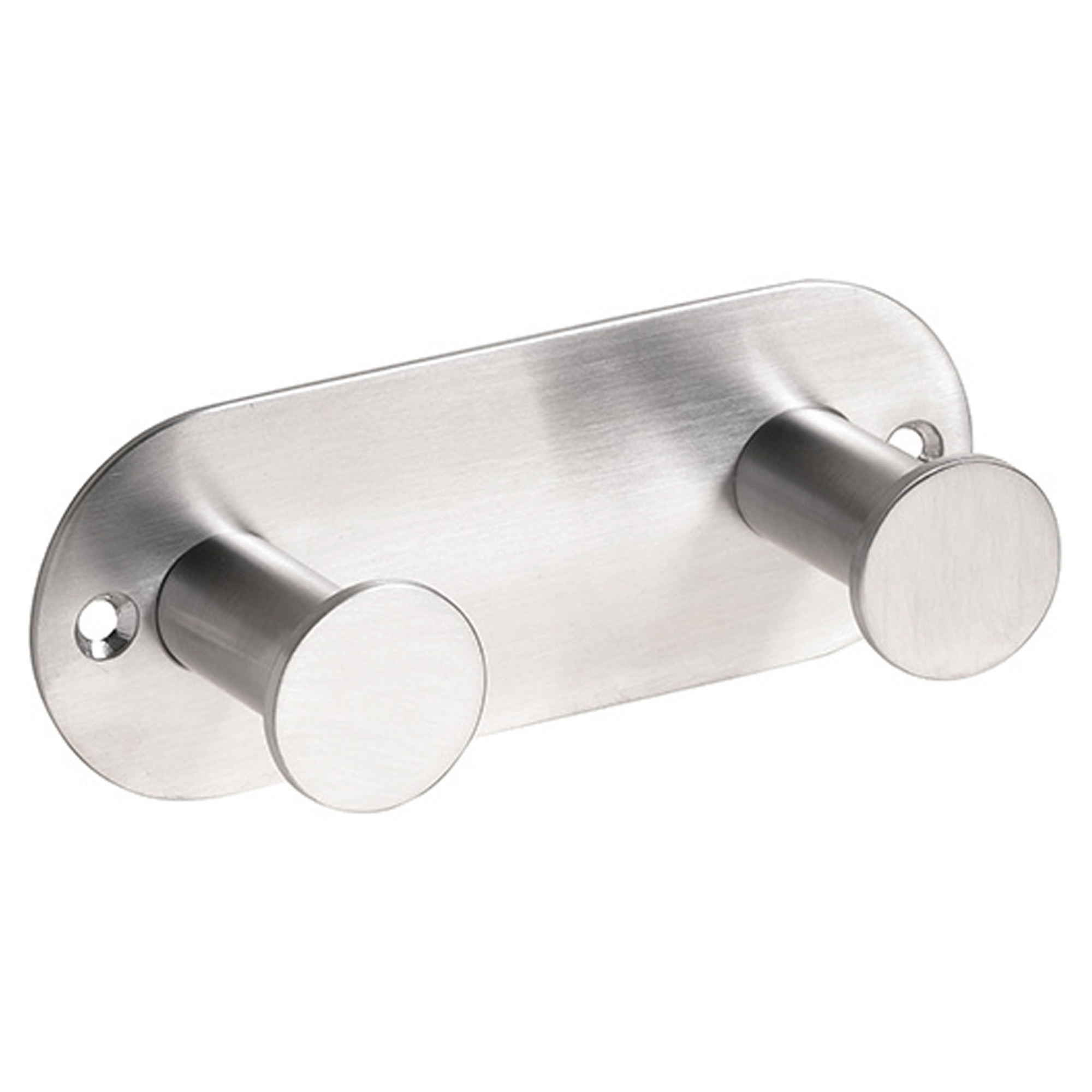 Knagterække med 2 Knager Civio Krom Mat