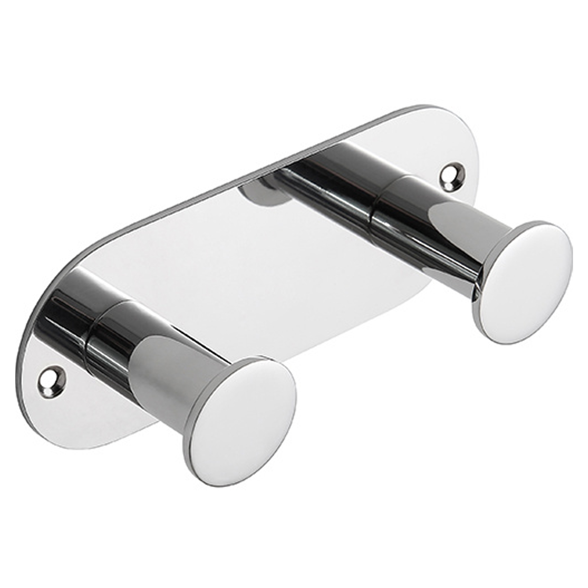 Knagterække med 2 Knager Civio Krom Blank