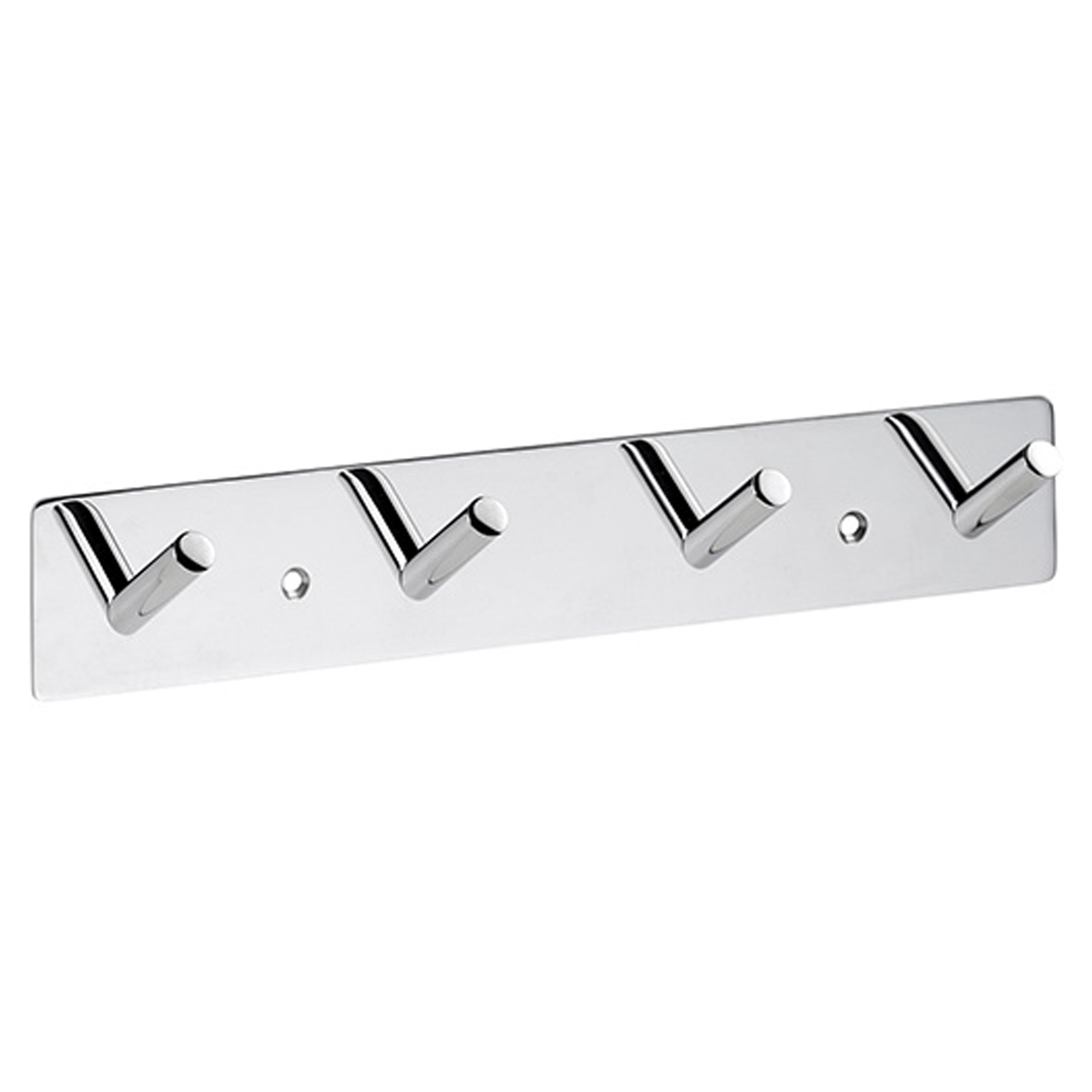 Knagterække med 4 Knager Civio Krom Blank