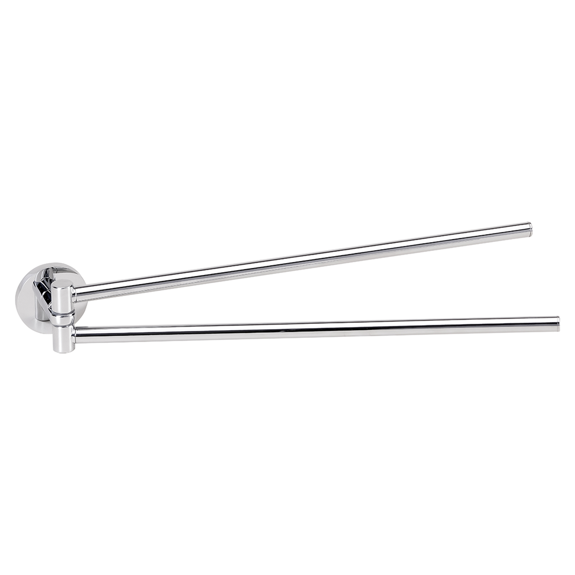 Dobbelt Håndklædestang Snurra Ligno Krom Blank
