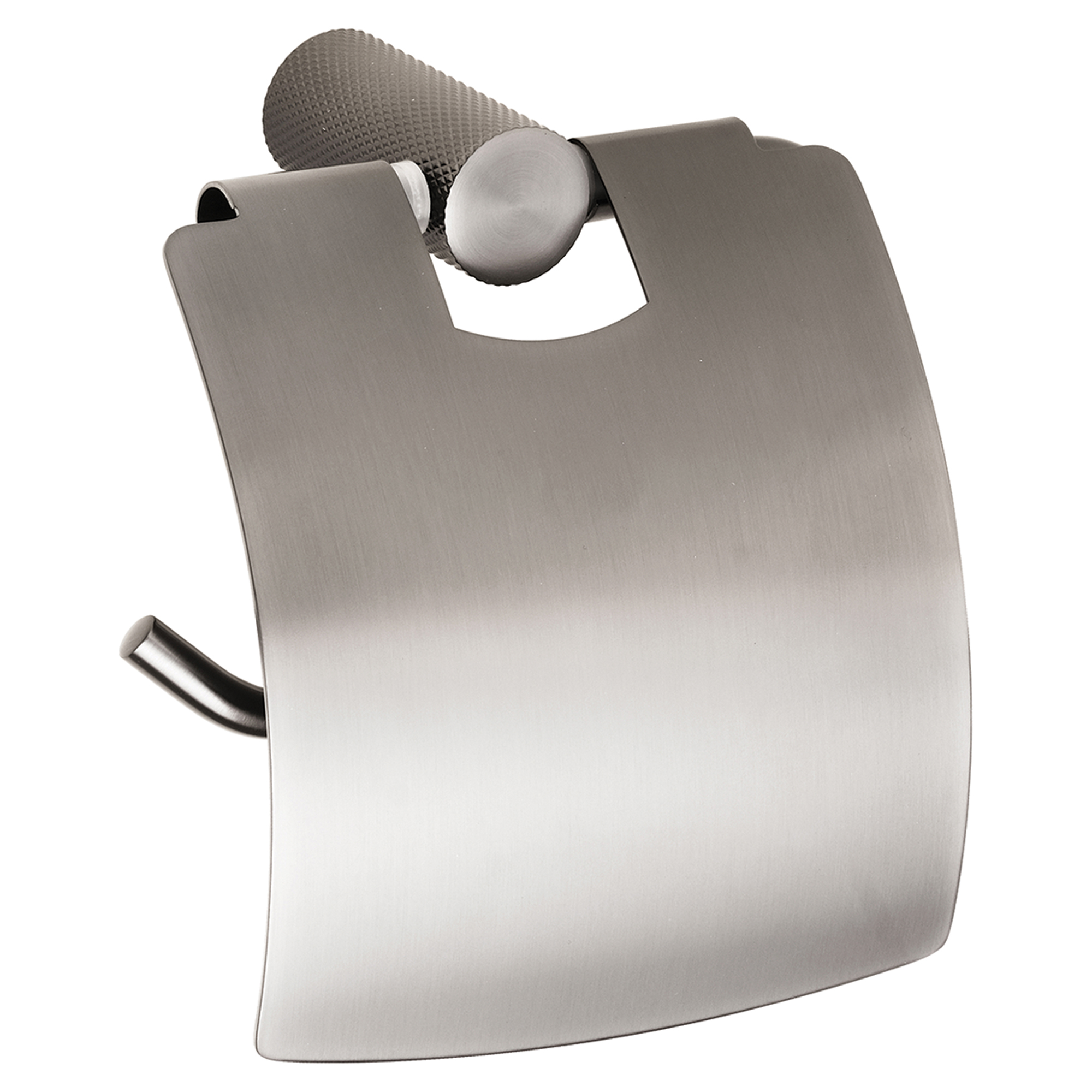 Toiletpapirholder med Låg Charon Grafit Mat