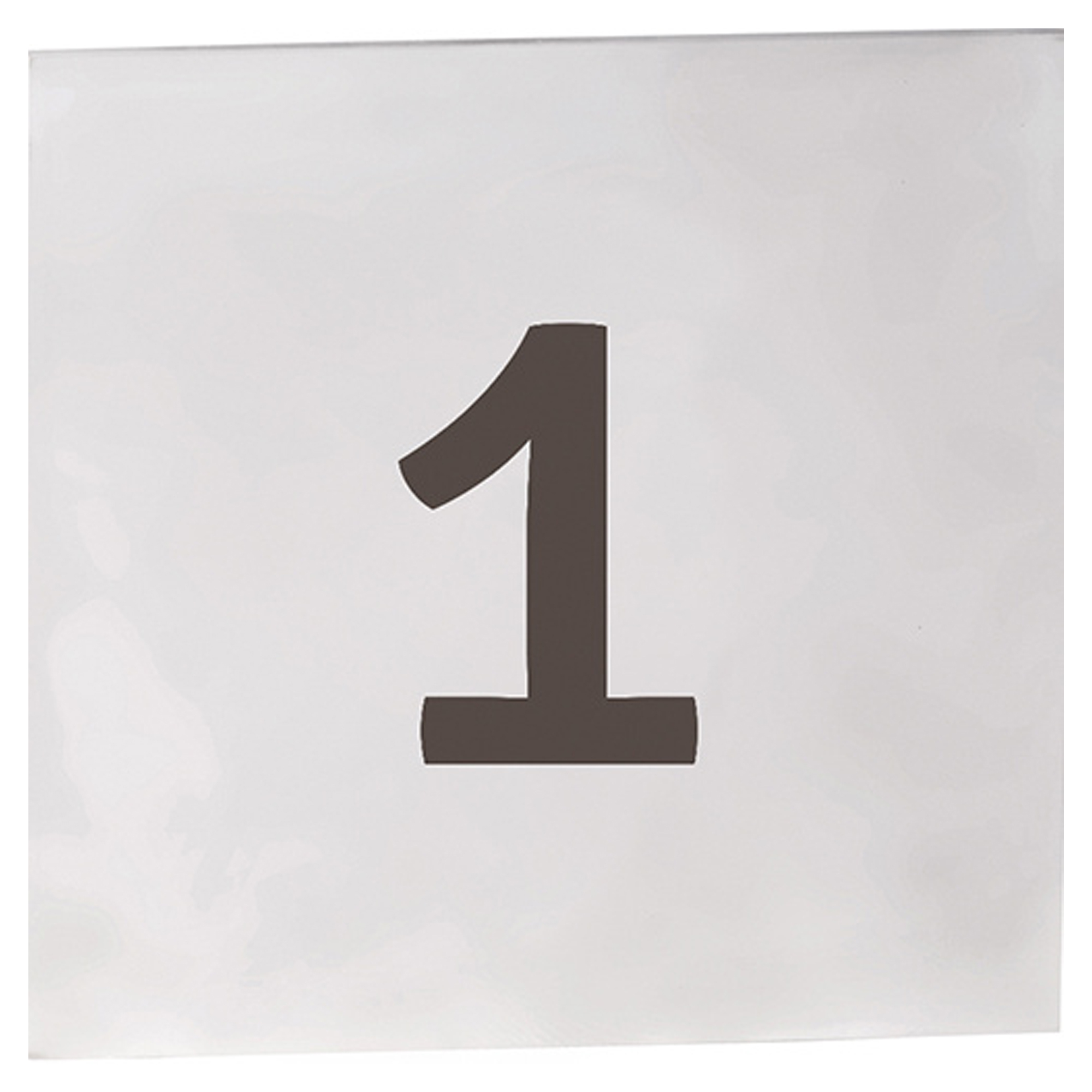 Tal Piktogram 8x8 cm Krom Matt