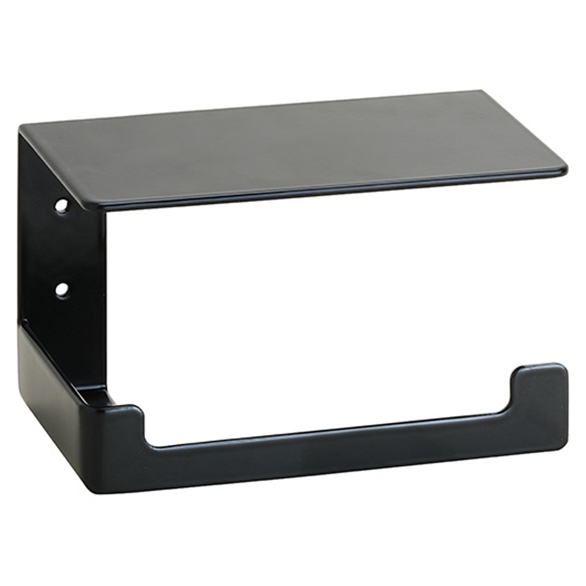 Toiletpapirholder med Låg Svart Matt