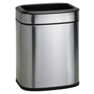 Fingeraftrykssikker Affaldsspand 6 l Krom Matt