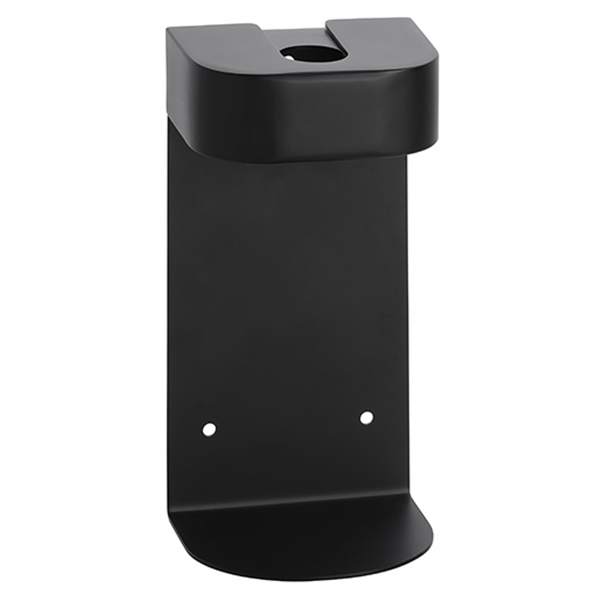 Holder til Sæbedispenser Svart Matt Rund