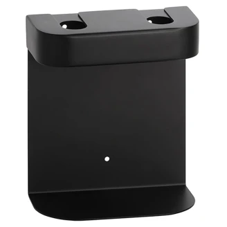 Dobbelt Holder til Sæbedispenser Svart Matt Rund