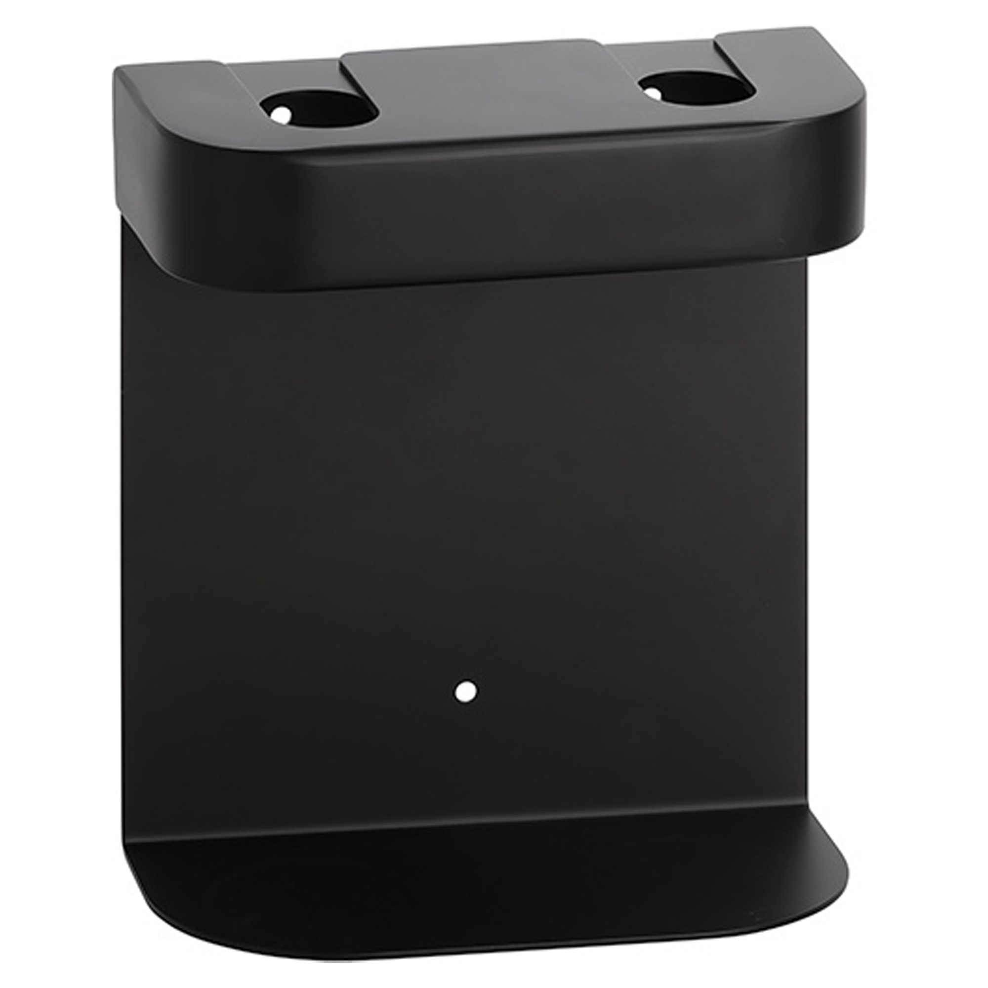 Dobbelt Holder til Sæbedispenser Svart Matt Rund