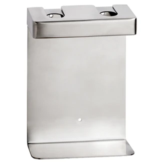 Dobbelt Holder til Sæbedispenser Krom Matt Firkantet