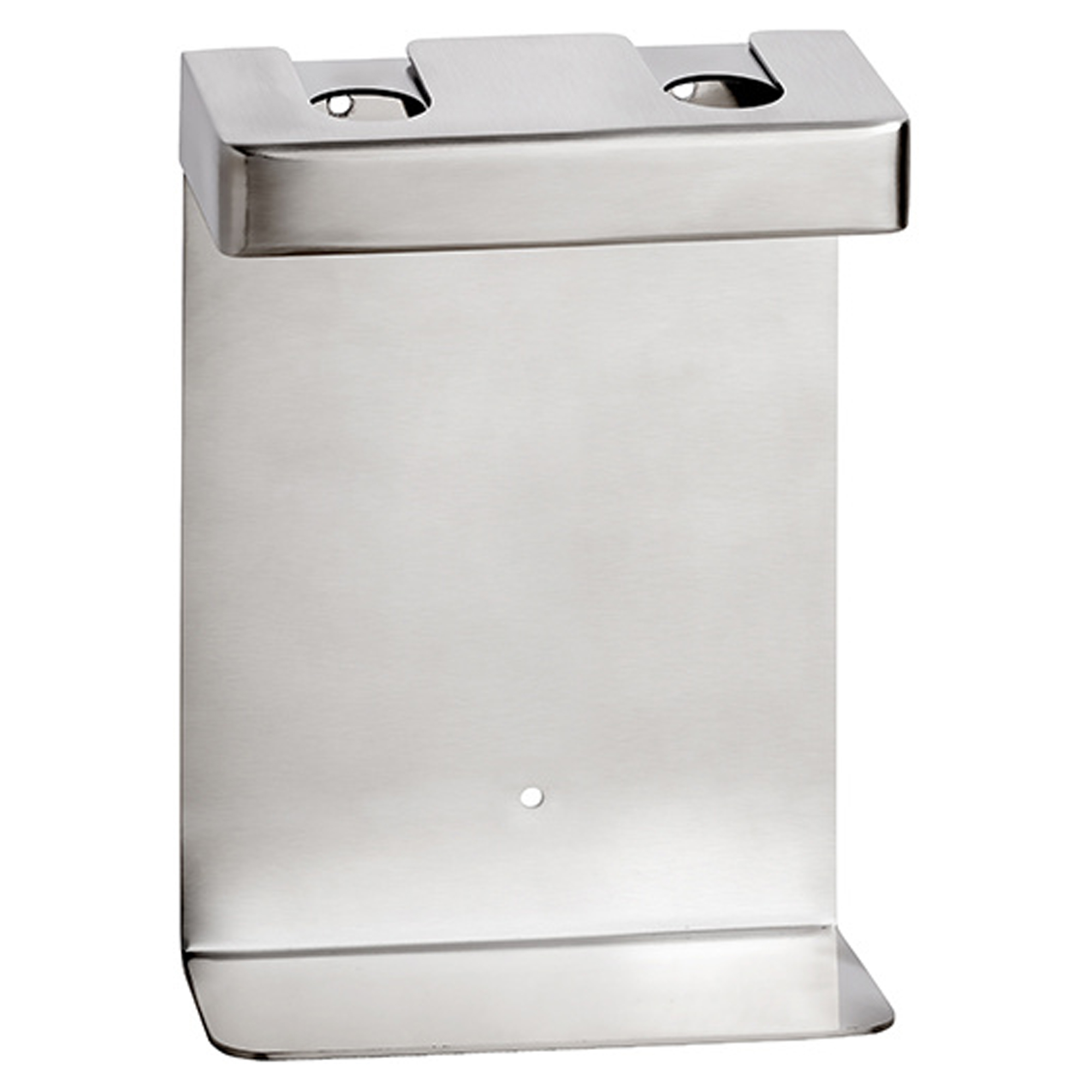 Dobbelt Holder til Sæbedispenser Krom Matt Firkantet