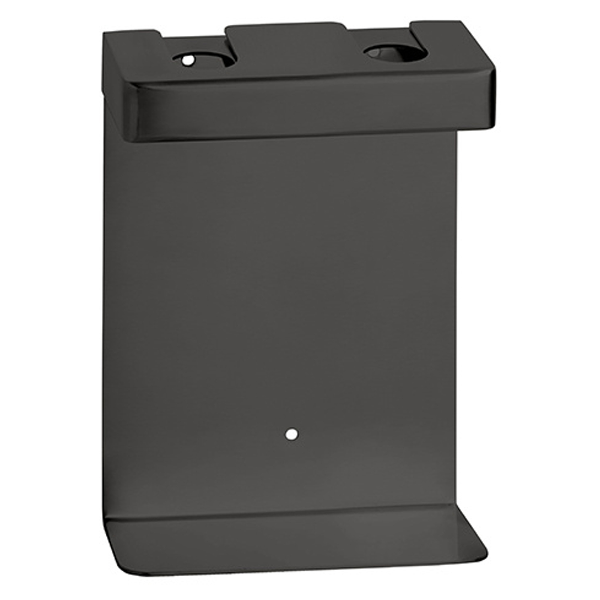 Dobbelt Holder til Sæbedispenser Svart Matt Firkantet