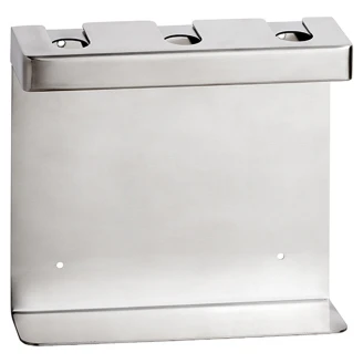 Trippel Holder til Sæbedispenser Krom Matt Firkantet